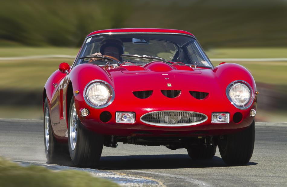 A Ferrari GTO doing what Ferraris do best. This is one of 20 on display at the Autospectacular.