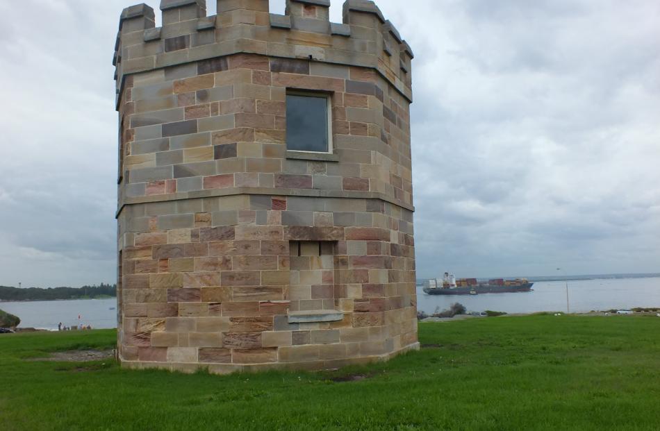 La Perouse’s Barrack Tower was used by soldiers on the lookout for smugglers....