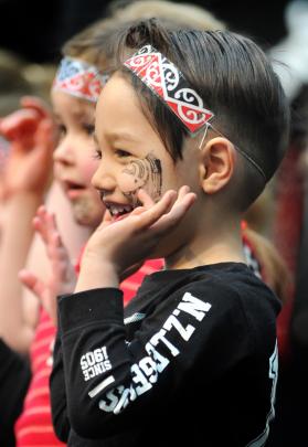 Tokomairiro Early Learning Centre pupil Kaitoa Tahana (4). Photo: Christine O'Connor