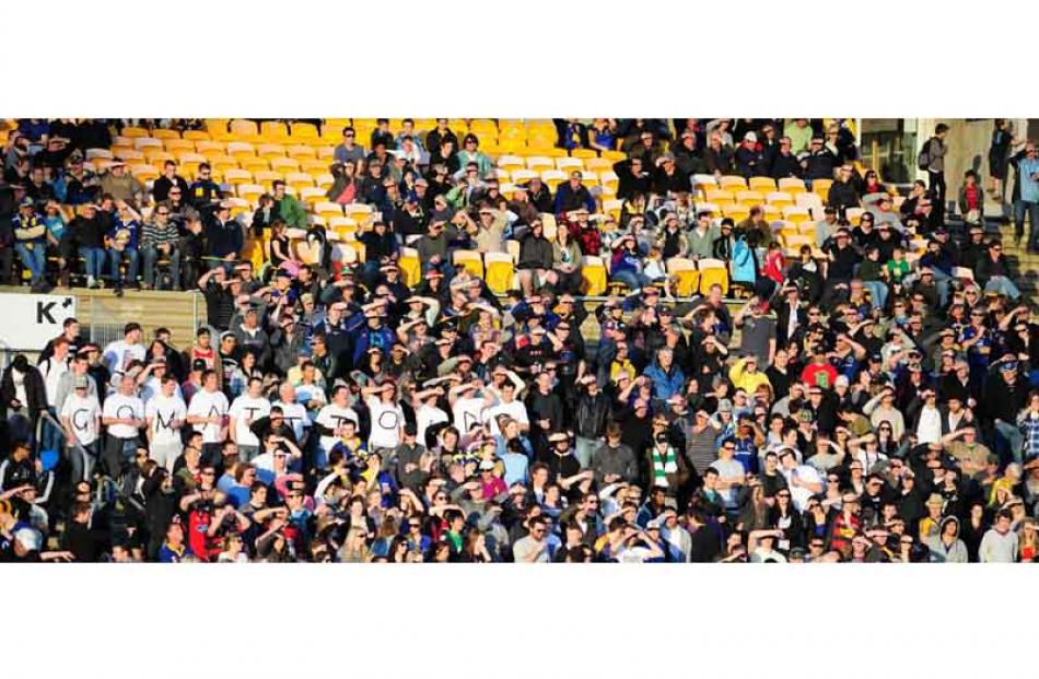 The terrace crowd.