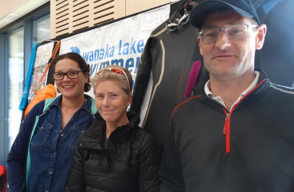 Anna Hutter, Rachel Rankin and Shane Gibson, all of Wanaka.