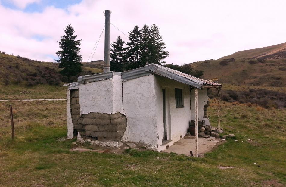 The Hughie Fraser Hut before work started.