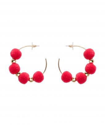 Pom Pom earrings @Sportsgirl