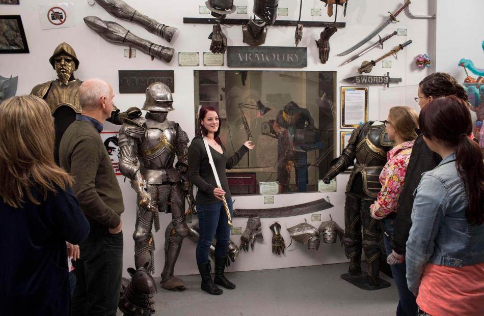 Weta is renowned for its weaponry and the variety is on display during the studios tour.