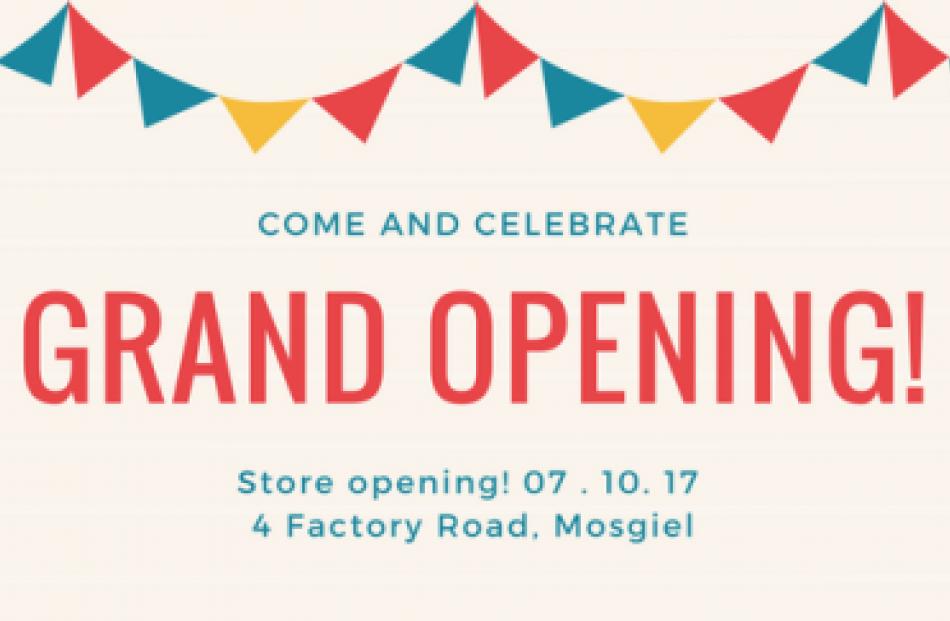 The new Sitting Safe store opens on the 7th October at 4 Factory Road at 10am.