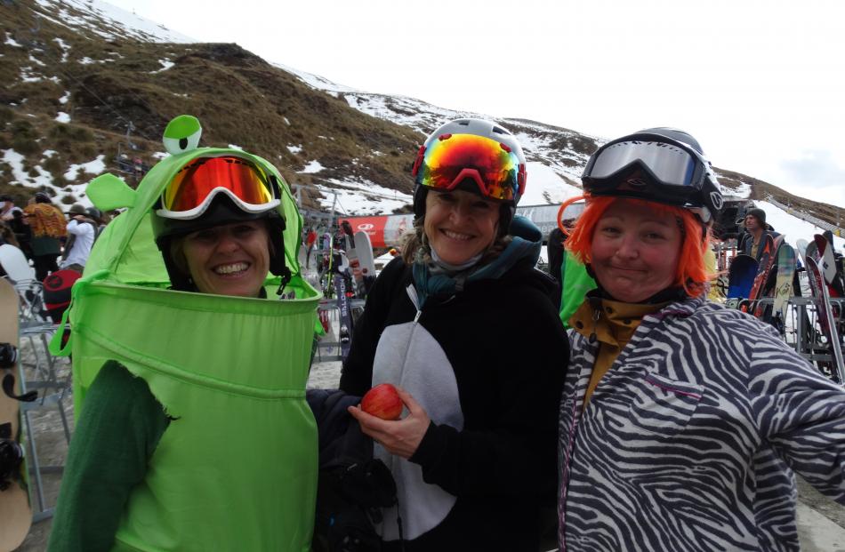 Megan Williams, Toni Maguire and Ella Lawton, all of Wanaka.
