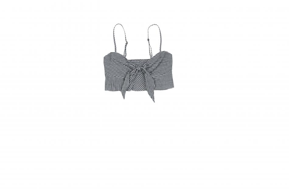 Subtitled-Lola-Gingham-Bow-Top $49.95