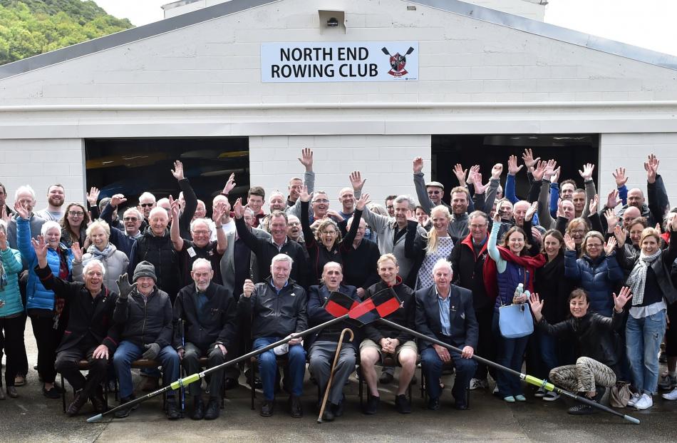 Part of the 200-strong crowd that attended the celebrations over the weekend. 