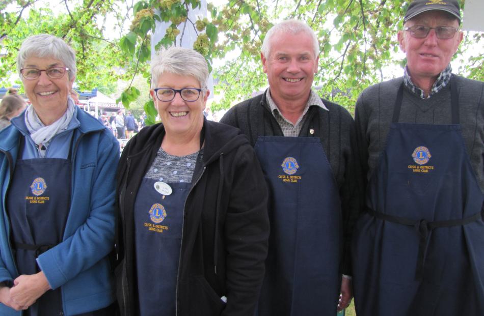 Tina Guggenmos, of Alexandra, Lyn Wilson, of Alexandra, Norman Peek, of Clyde, James Whyte, of Clyde