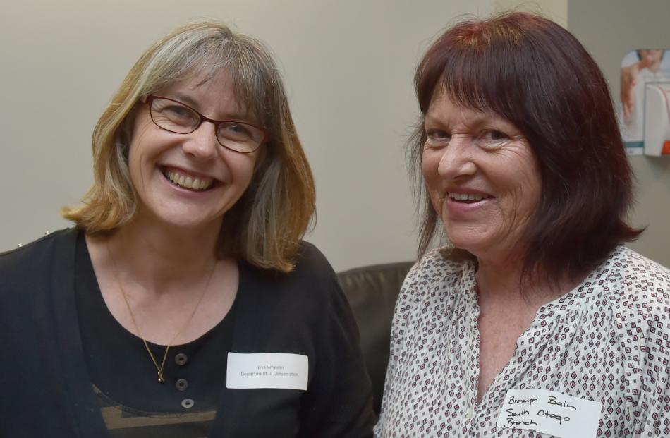 Lisa Wheeler, of Dunedin, and Bronwyn Bain, of Wanaka.



