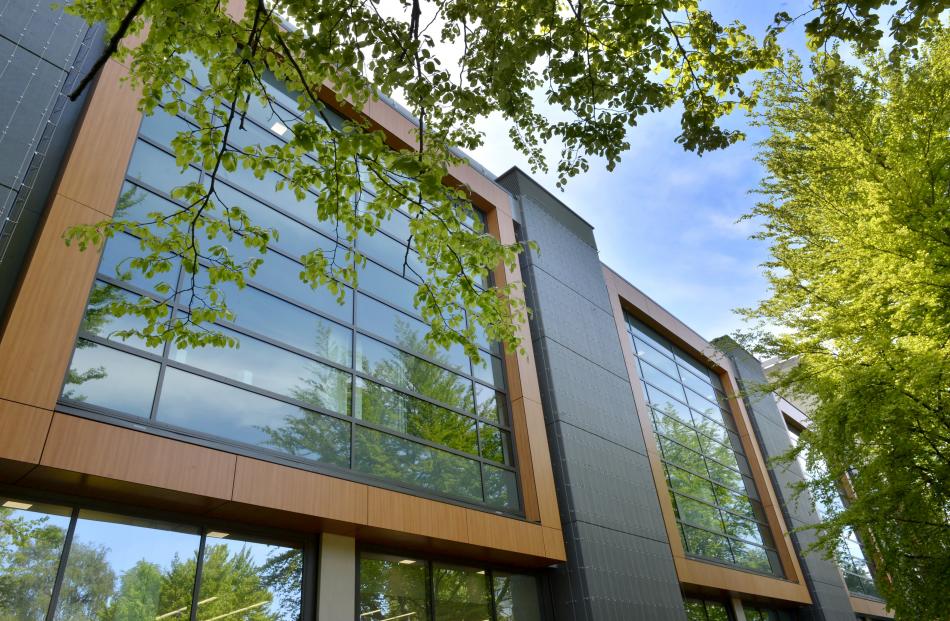 The south wall of the Mellor Laboratories. 