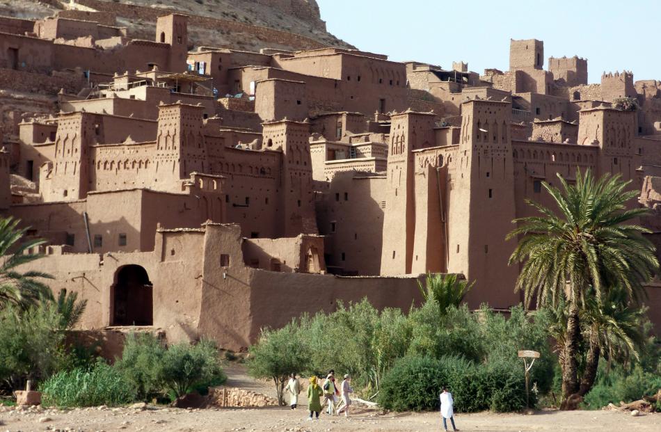 The fortress Ait-Ben-Haddou was a stopping point along the ancient caravan routes, but it has...