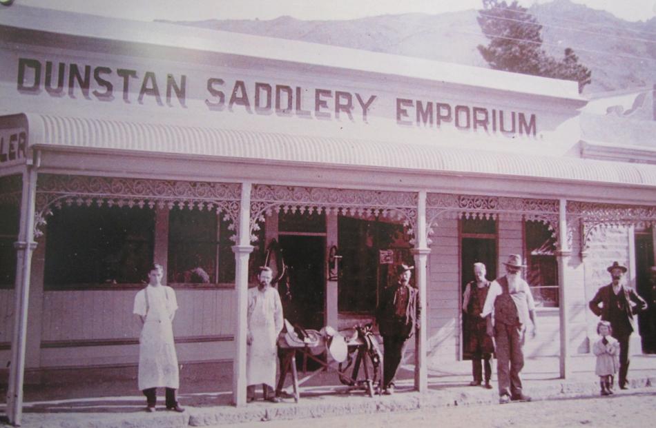 A photo in the Clyde museum shows the old Dunstan Saddlery Emporium. Central Gourmet Galleria now...
