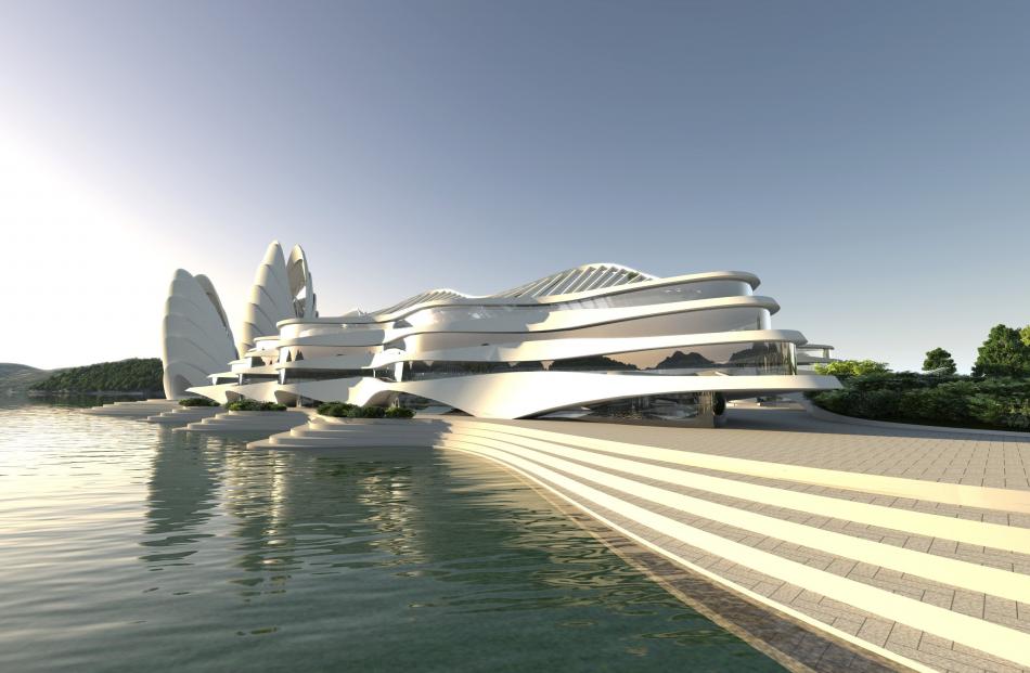 Hotel and cultural centre. Image: Animation Research