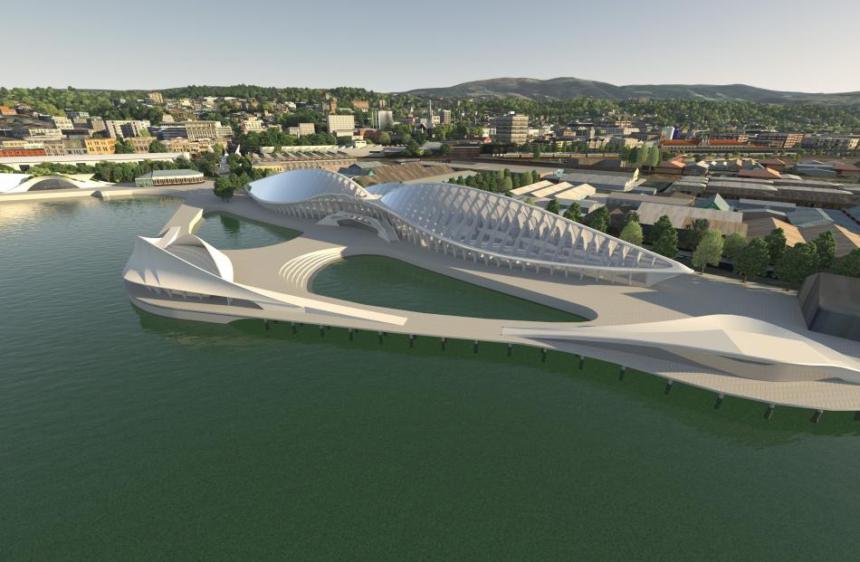 Marine research centre and possible public aquarium. Image: Animation Research