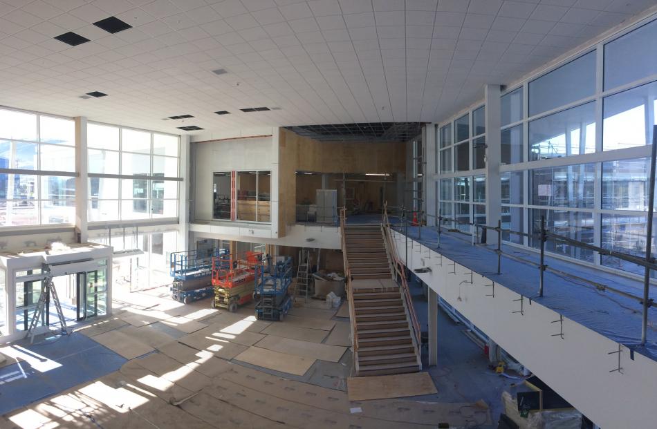 The foyer of the new campus. Photo: Hawkins Construction