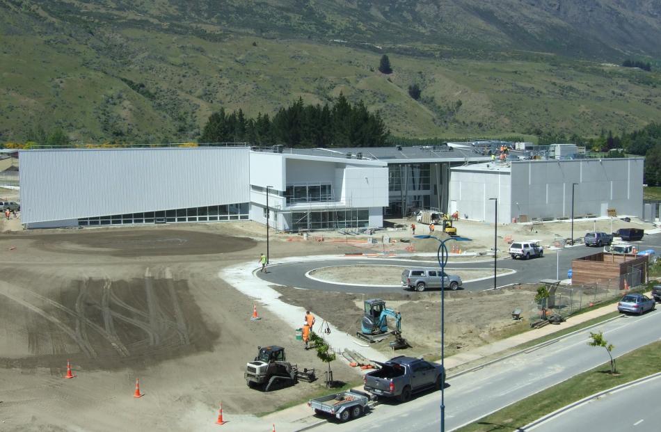 An elevated view of the new school. Photo: Guy Williams