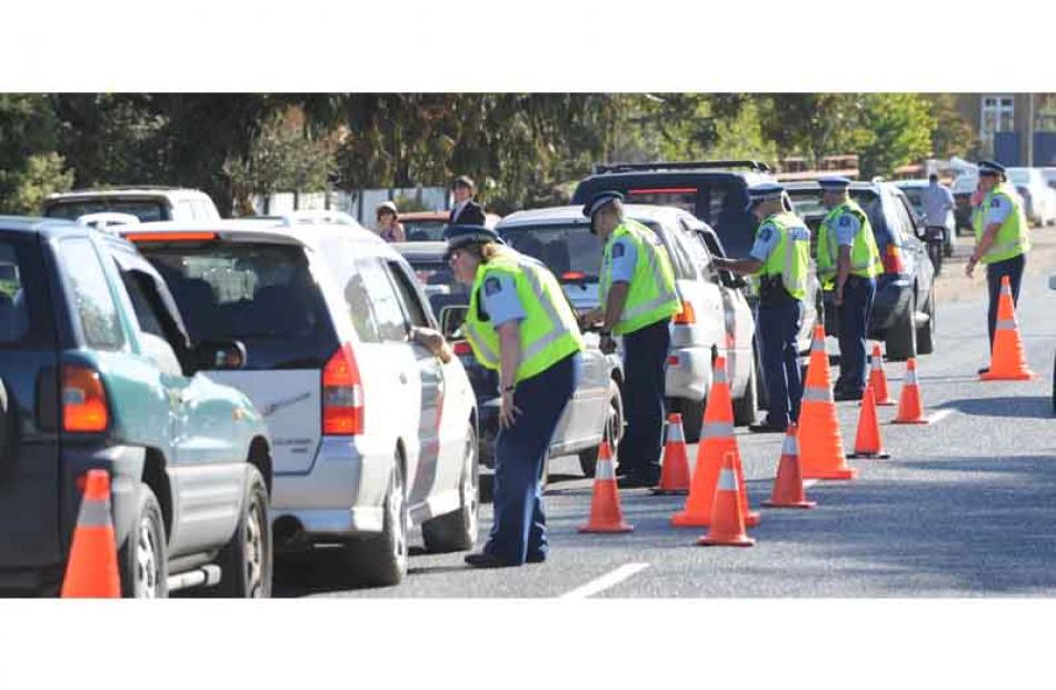 Breath testing in force.