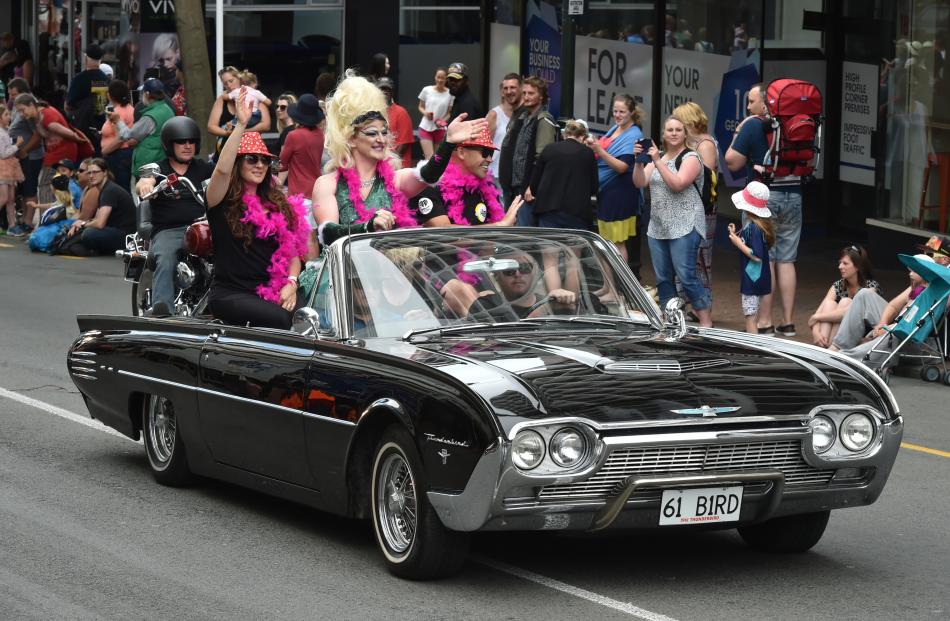 Priscilla, Queen of the Desert, joins the parade.