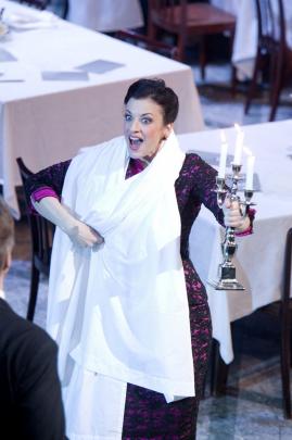 Madeleine Pierard as Lisa in La Sonnambula at The Royal Opera, Covent Garden.