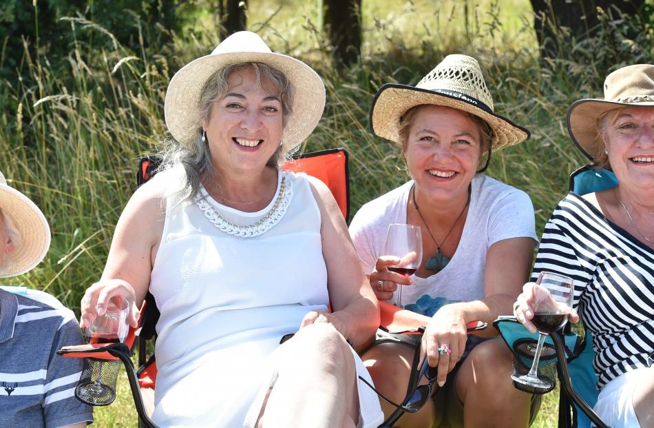 Ron McIntosh, of Dunedin, Donna Henare, of Waikouaiti, Alix Laille, of France, and Rae Whalley, of Dunedin.