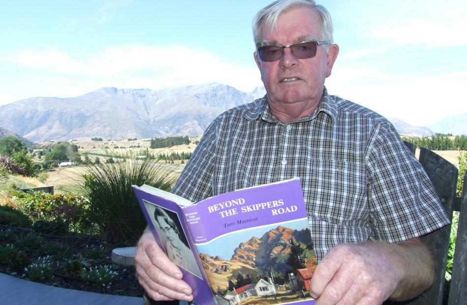 Colin Macnicol, of Arrowtown, often visited the Mount Aurum Homestead as a boy. Photos: Guy Williams