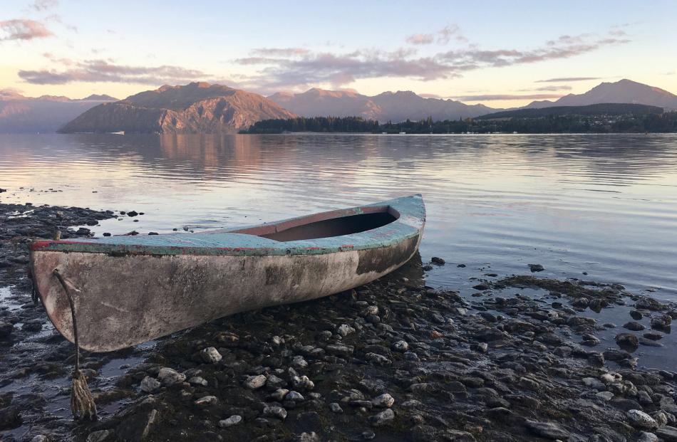 Lake Wanaka at sunrise on New Year's Day. Photo: Zoe Perkins