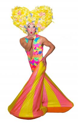 Auckland-based actor Cameron Douglas as transsexual Bernadette in the Christchurch production of Priscilla Queen of the Desert. Photo: Supplied