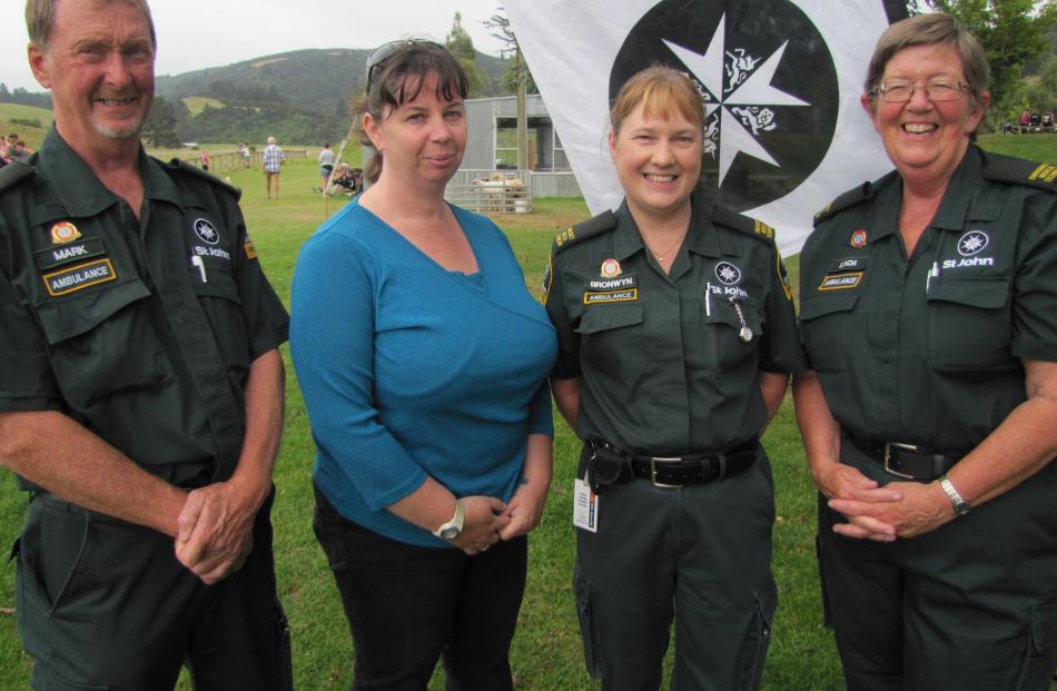 Mark Chapman, Roanne Heppel-Pukehika, Bronwyn Paterson and Linda Howell, all of Lawrence.