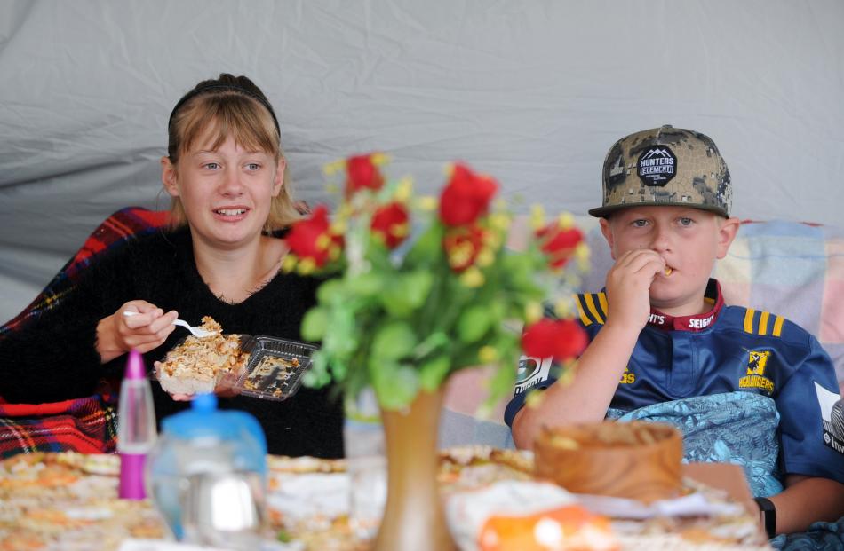 Paige (12) and Hunter (11) Grieve, of Te Anau.