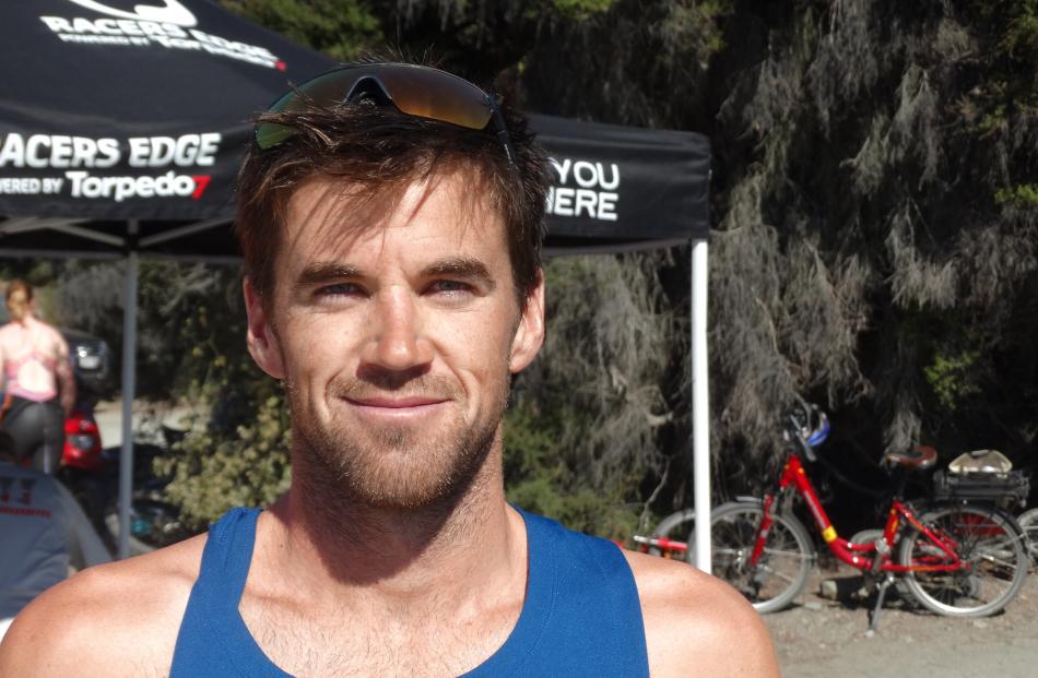 Rio Olympian Tony Dodds, of Wanaka, won The Ruby 2.5km swim.