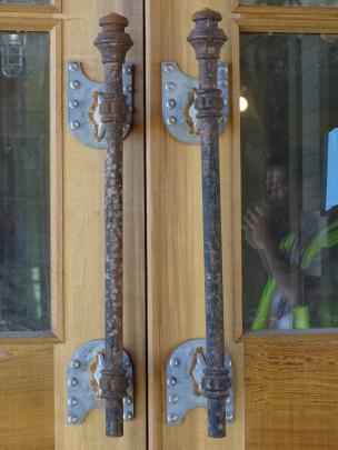 Dan Kelly-designed touches, including these door handles, are everywhere at Camp Glenorchy. 