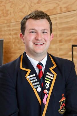 Andrew Hughes, Head Prefect for 2018. 