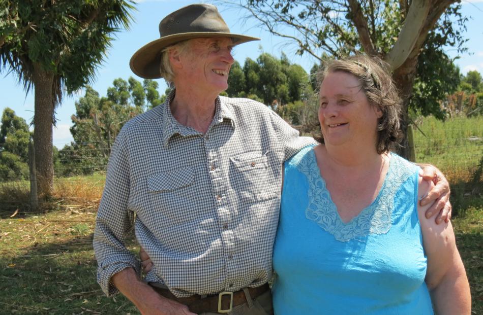In addition to breeding Stewart Island sheep and running alpacas and Drysdale sheep, Ron and Kathleen Gallagher are well-known country music performers. Photos: Yvonne O'Hara