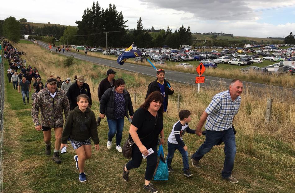 Thousands were expected to attend the match. Photo: Bruce Quirey