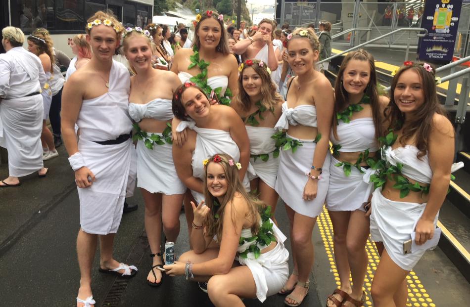 Thousands descend on stadium for toga party