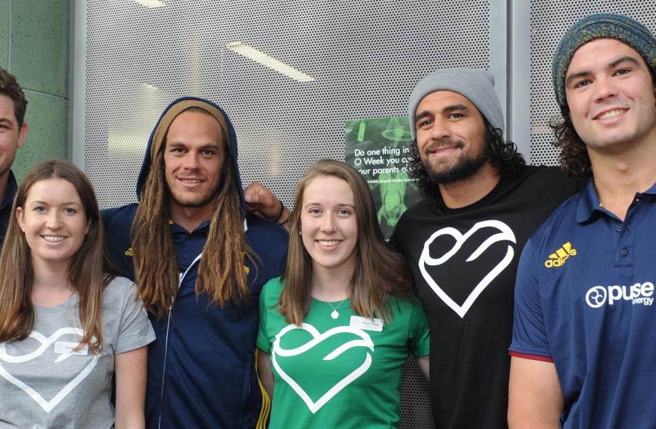 Highlanders Joe Wheeler, Victoria Manning, Dan Pryor, Fiona Thorp, Jackson Hemopo, Tom Franklin...