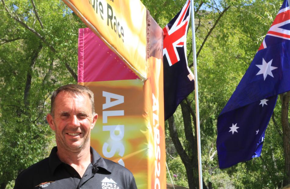 Alps 2 Ocean Ultra organiser Mike Sandri heads a team of 30 volunteers staging New Zealand's first stage ultra race from Aoraki/Mt Cook to Oamaru. Photos: Hamish MacLean