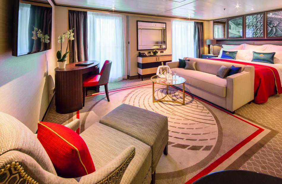 The luxury ocean liner Queen Mary 2 includes grill suites, which come with butler service.