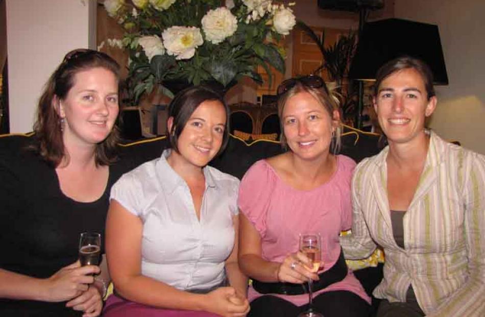 Kate Dear, Sarah Arkin, Kylie Brittain and Holly Taylor, all of Queenstown.