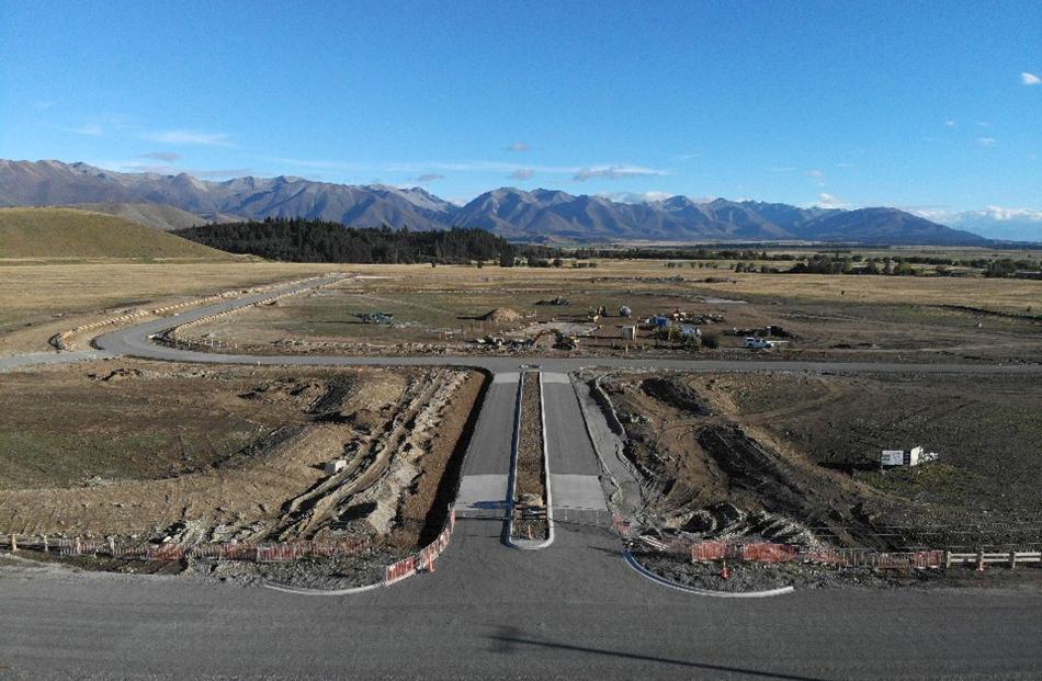 A view of the Merino Downs subdivision on the outskirts of Twizel. Photo: Supplied