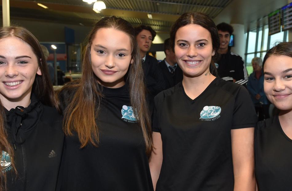 Alisea Simmons (16), Georgia Clark (17), Taysha Sangster (16) and Te Paea Henman (15), all of Dunedin.