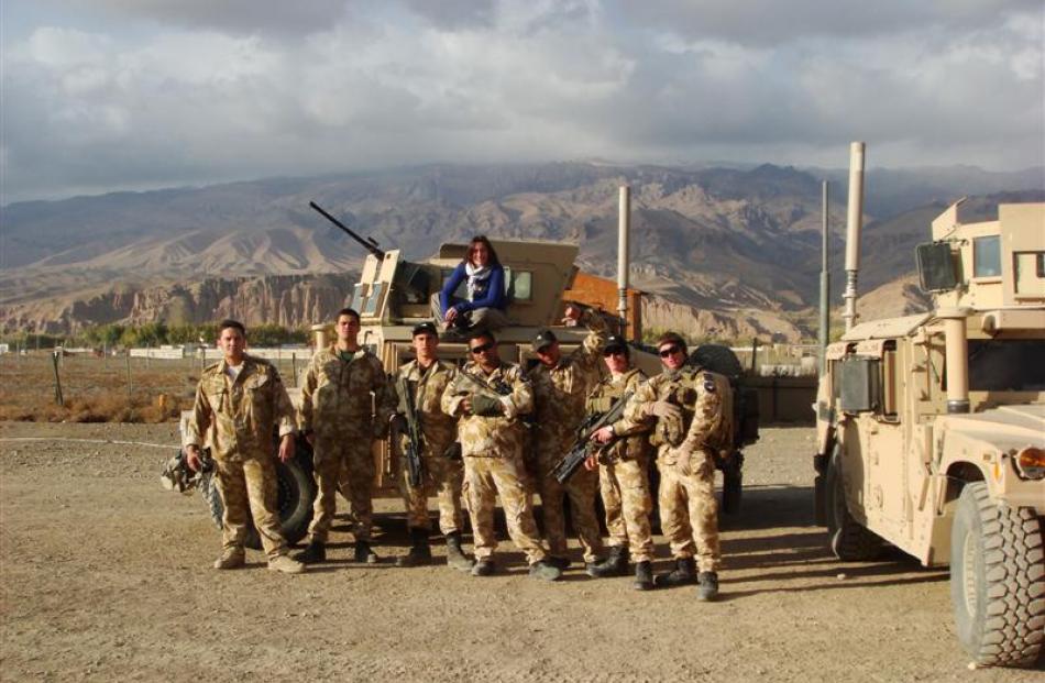 With the New Zealand PRT in Bamiyan province in Afghanistan