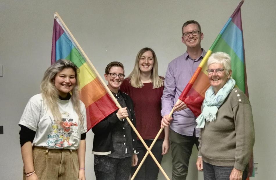 The Q Squared Trust Board, from left to right: Tanya Findlater, Hahna Briggs, Rachel Shaw, Gareth...