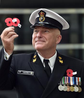 Royal New Zealand Navy Chief Petty Officer Peter Gee (52), of Dunedin. Photo: Peter McIntosh