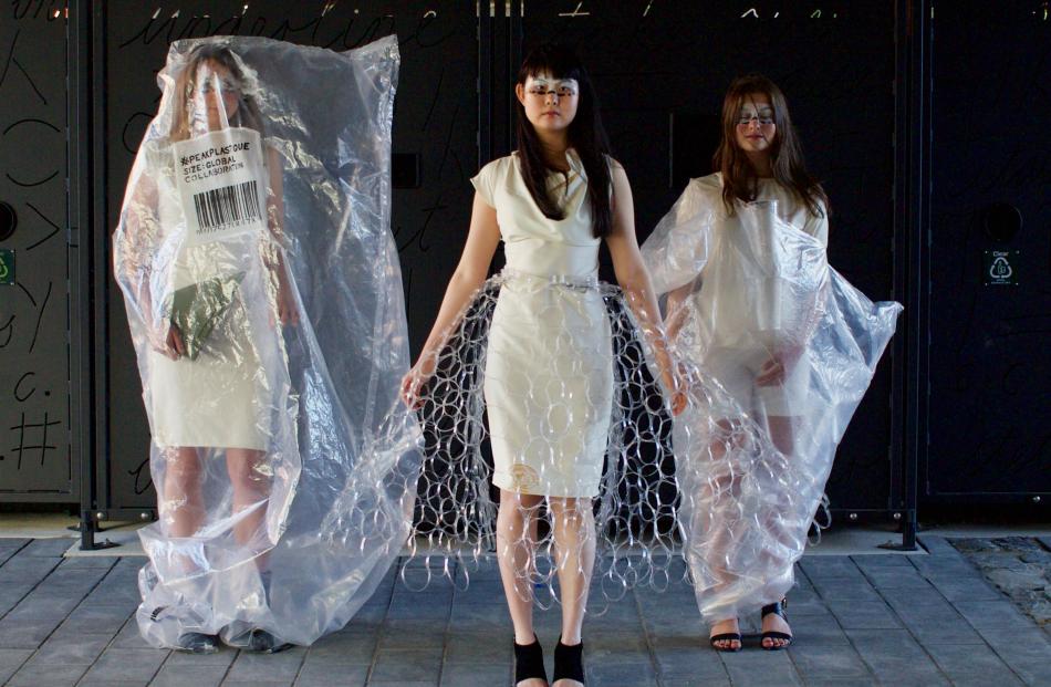 Some of Fiona Clements’ #peakplastique collection