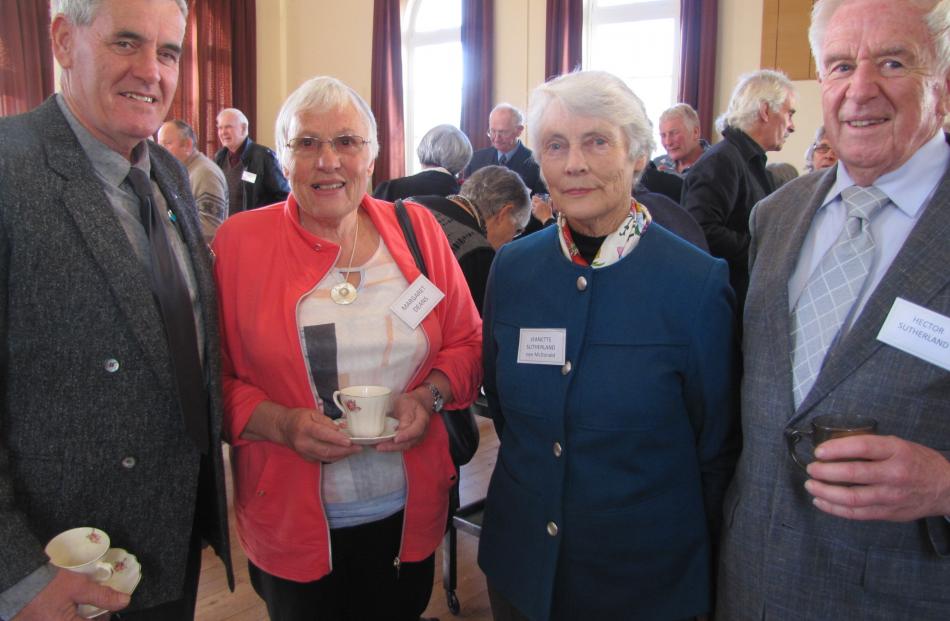 Jeff Wilson, of Roxburgh, Margaret Deans, of Ettrick, and Jeanette and Hector Sutherland,...