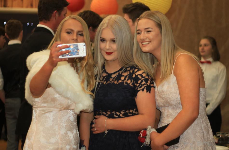 Hannah Paton (16), of Palmerston, Arizona Greig (16), of Mosgiel, and Sammi Schofield (16), of...