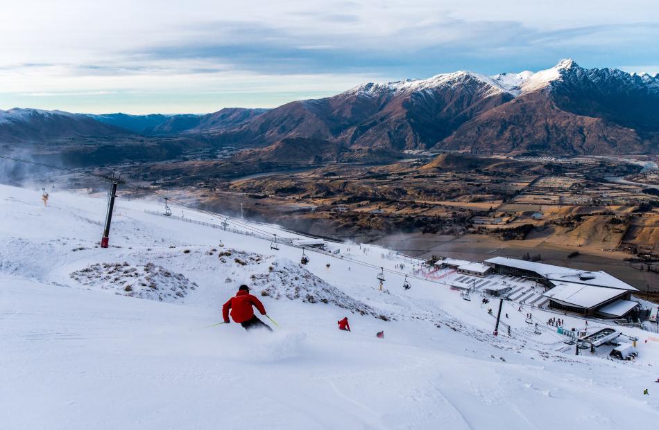 Improved snowmaking capacity at Coronet should mean a more even snow covering across the mountain. Photo: Supplied