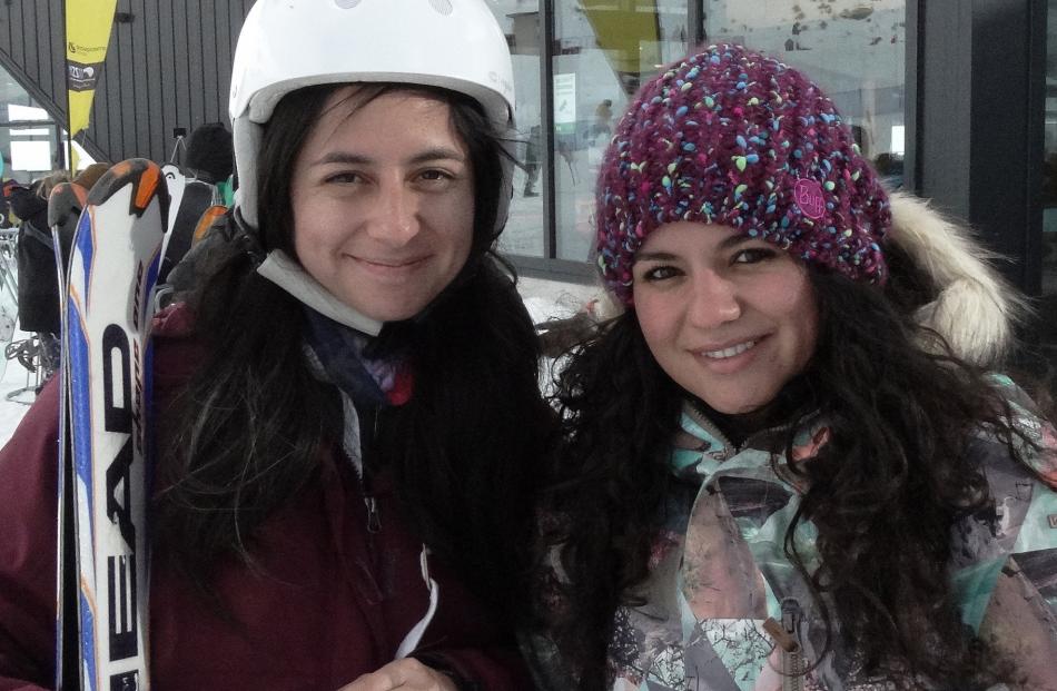 Nadine Sanchez and Valentina Droguett, both of Chile. 